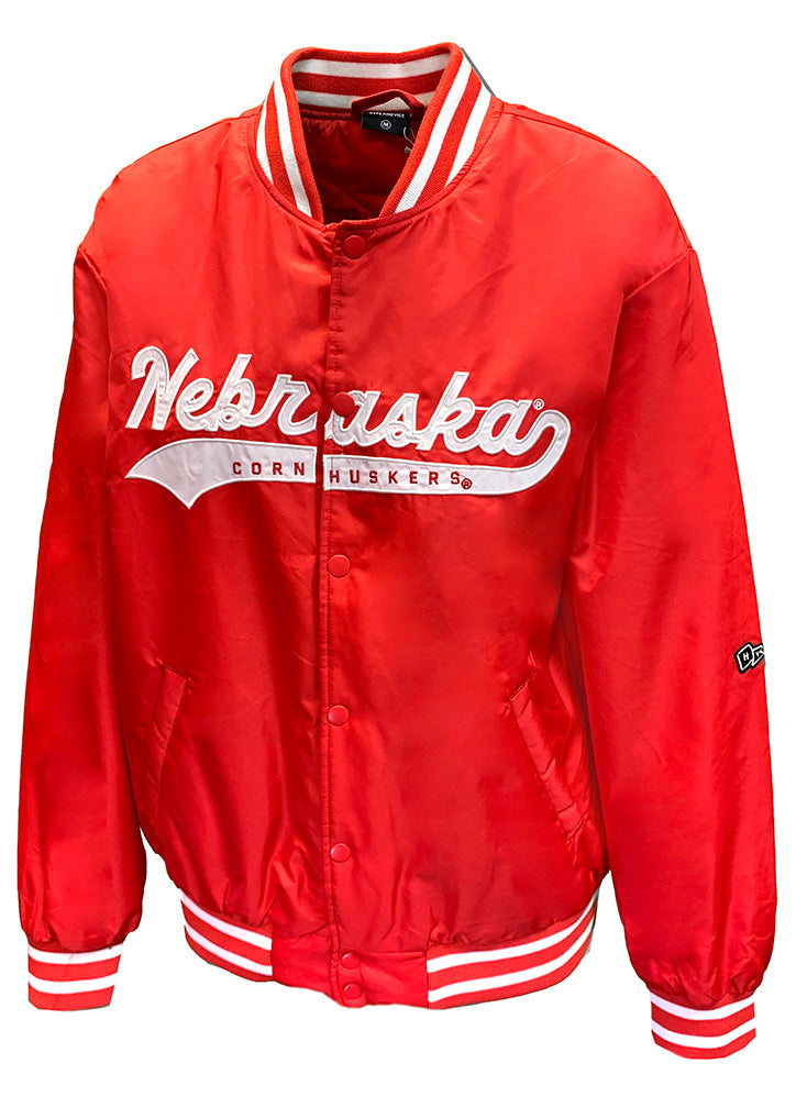 Womens Nebraska Huskers "A" Game Varsity Jacket