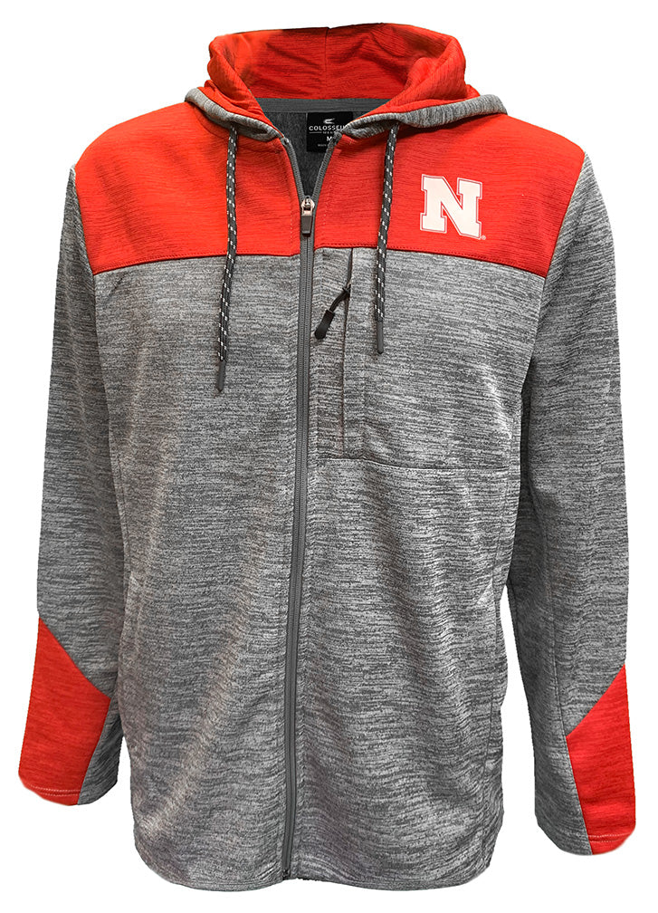Nebraska Dozer Full Zip Fleece Hood