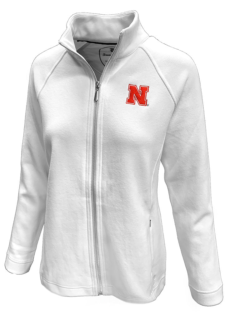 Womens Nebraska Aruba Tommy Bahama Zipper Jacket