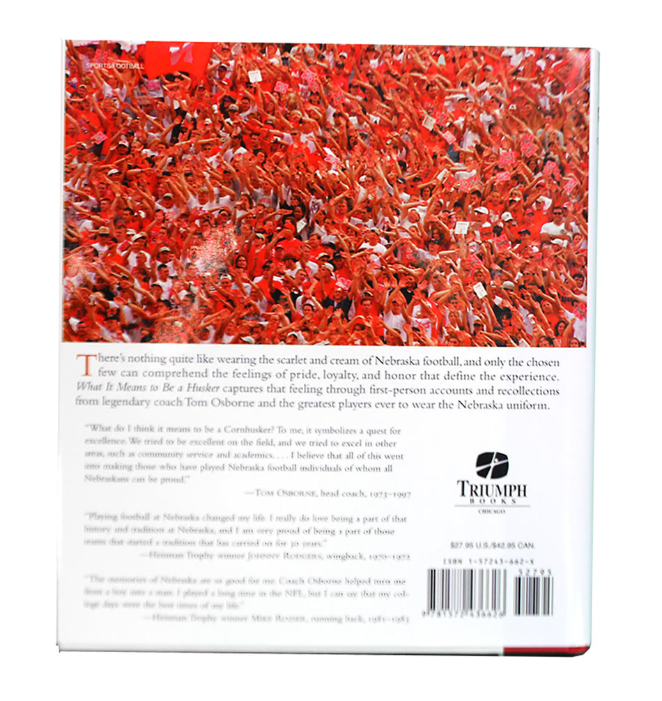 Coach Osborne Signed What It Means To Be A Husker!