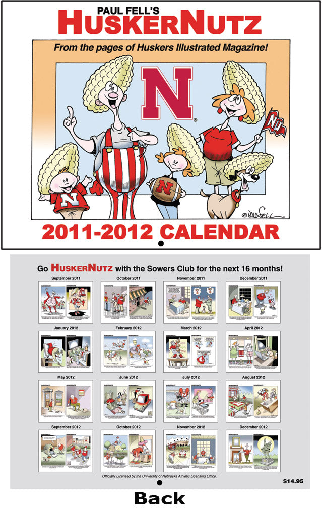 HUSKERNUTZ CALENDAR 2012