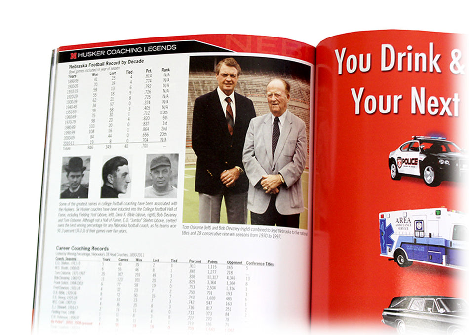 2012 Osborne Farewell Game Program vs Minnesota