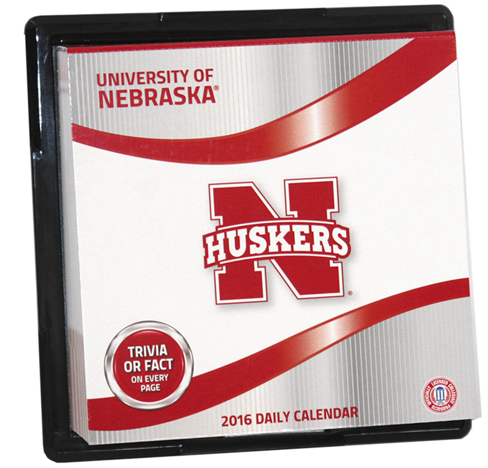 2016 Nebraska Cornhuskers Box Trivia Calendar