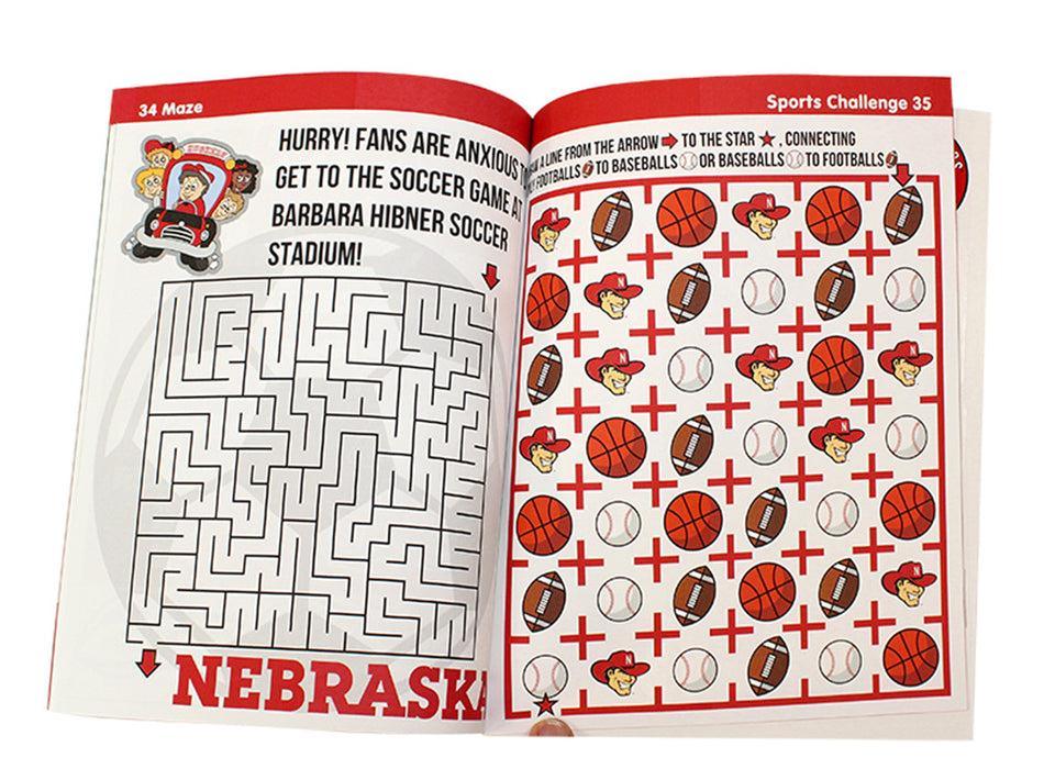 Rally Huskers Activity Book
