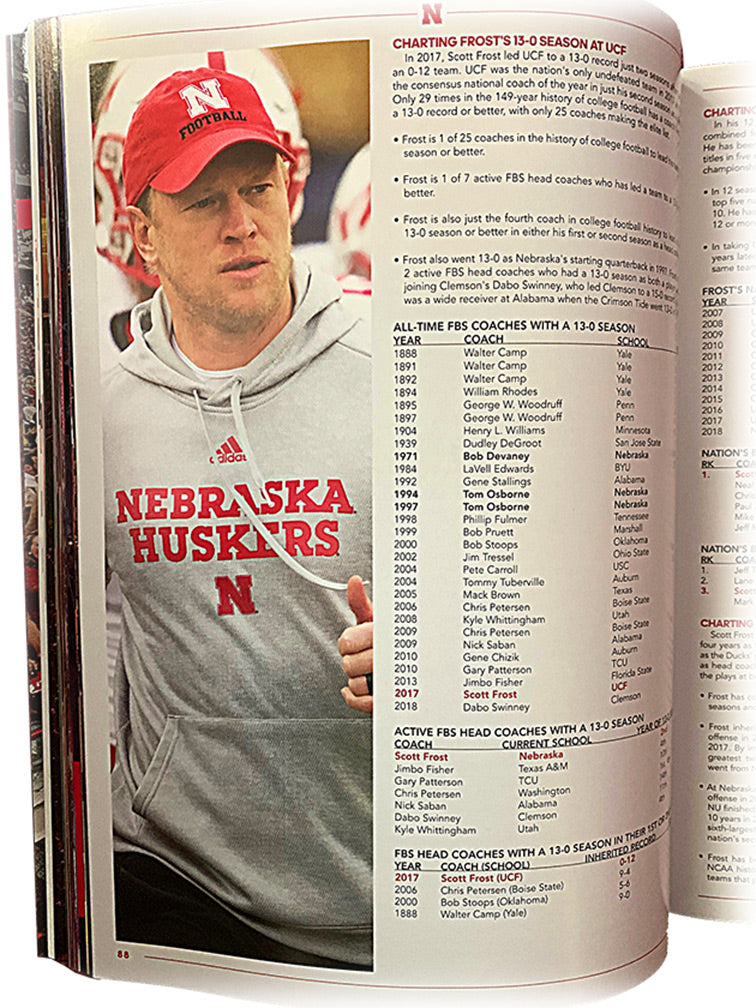 Nebraska Football 2019 Media Guide