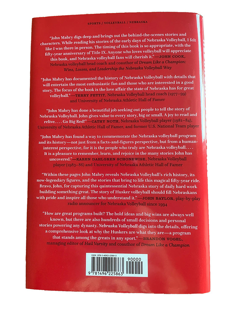Nebraska Volleyball Book by John Mabry