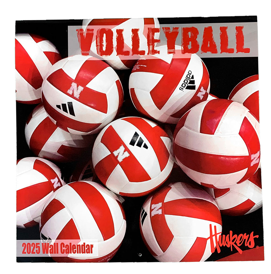 2025 Nebraska Volleyball Wall Calendar