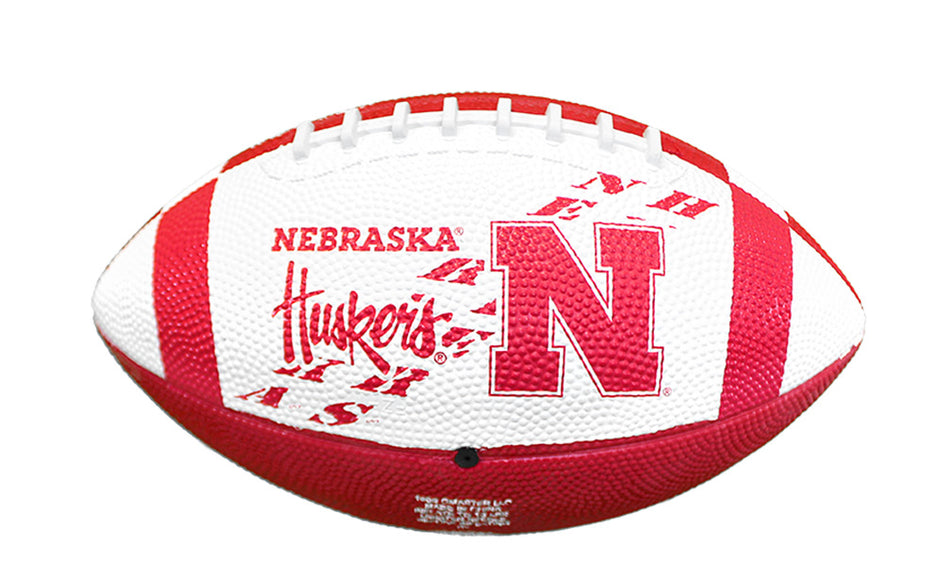 Jr. Rubber Football with New N Husker Logo