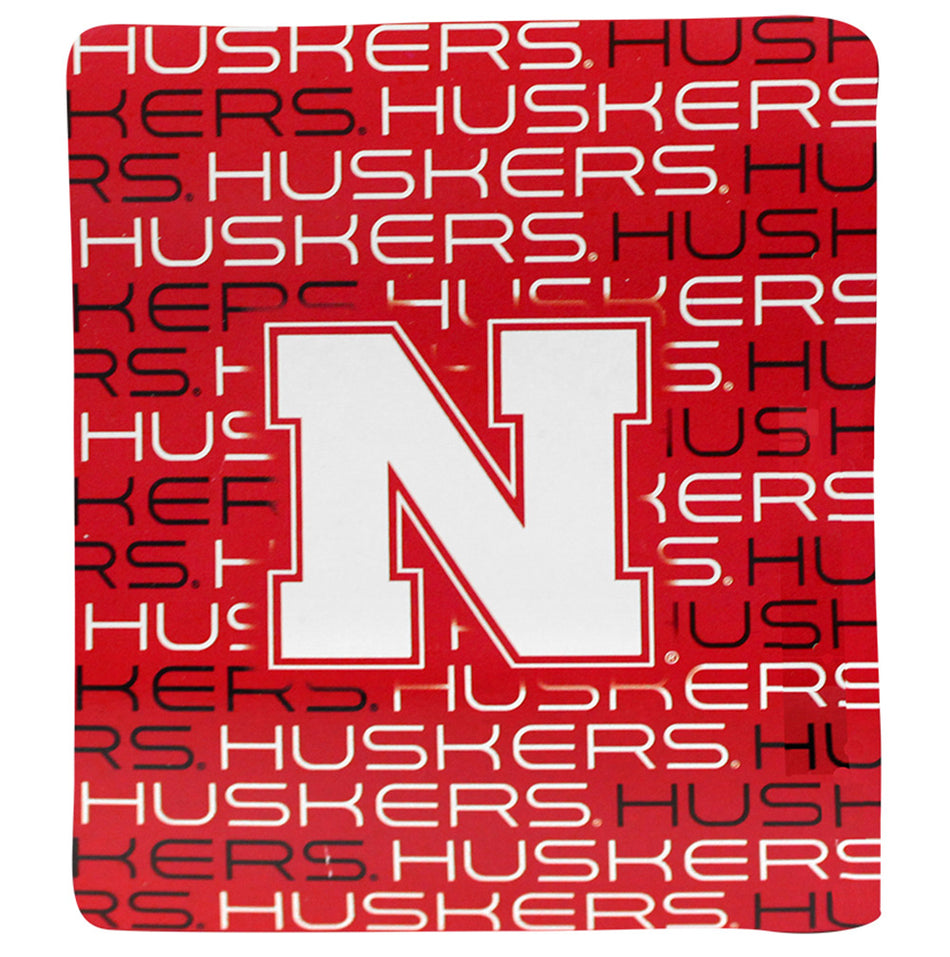 Nebraska N Huskers Fleece Throw