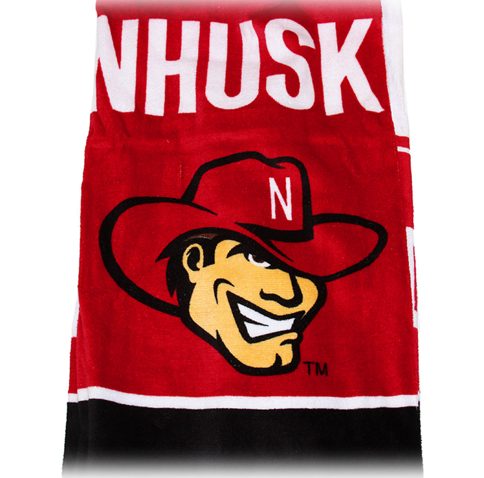 Nebraska N Huskers Herbie Beach Towel