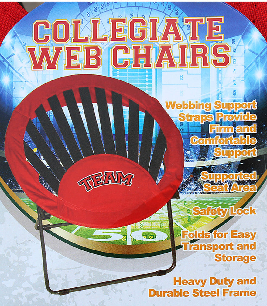 Huskers Folding Tailgate Web-Chair