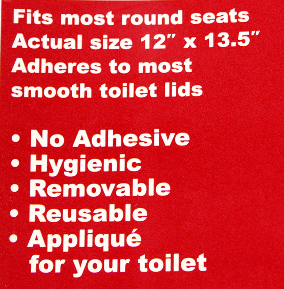 Classic N-Huskers Rounded Toilet Seat "Tattoo"