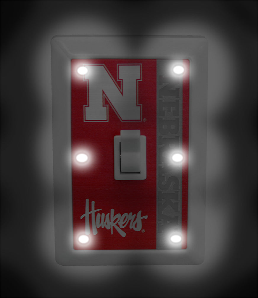 Nebraska Huskers Night Light Switch