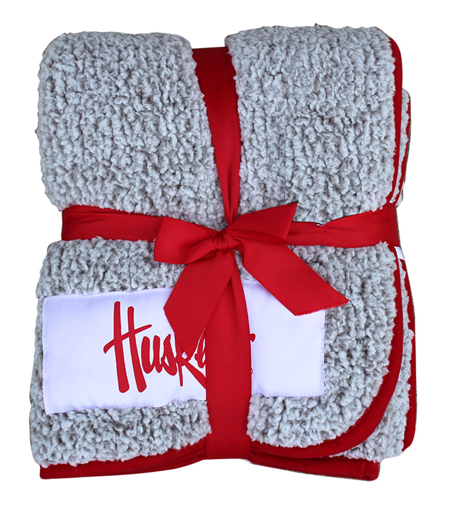 Huskers Frosty Fleece Blanket