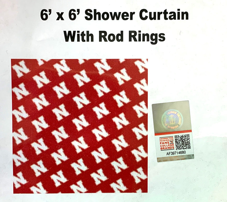 Huskers N Repeat Shower Curtain