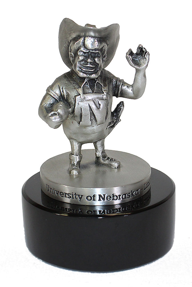 Herbie Husker Pewter Statue