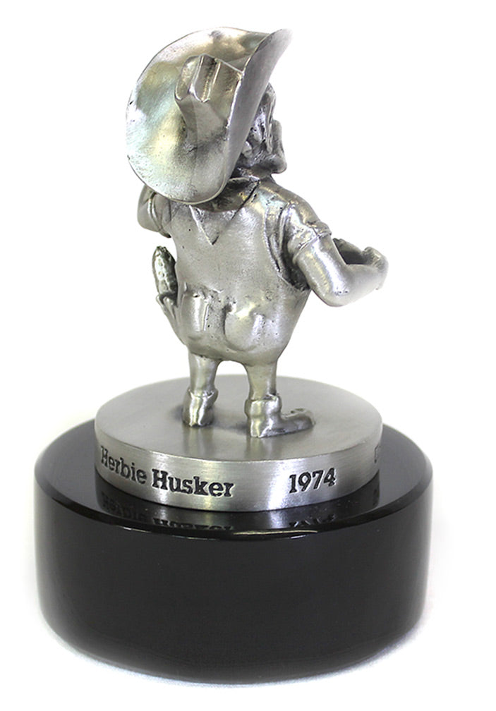 Herbie Husker Pewter Statue