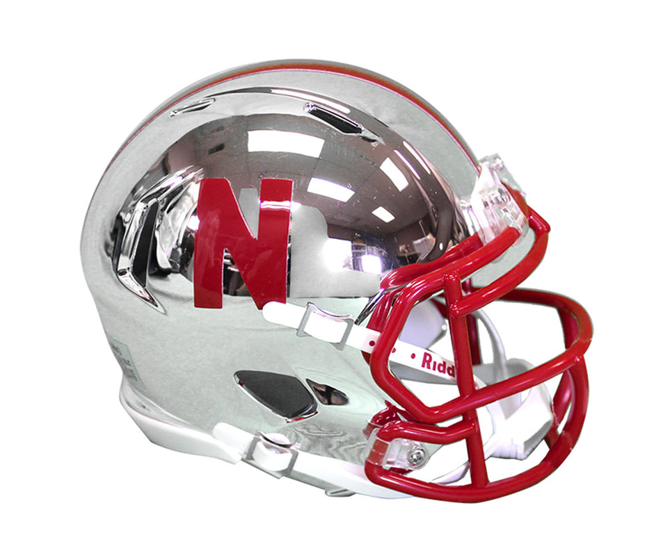 Huskers Chrome Mini Helmet