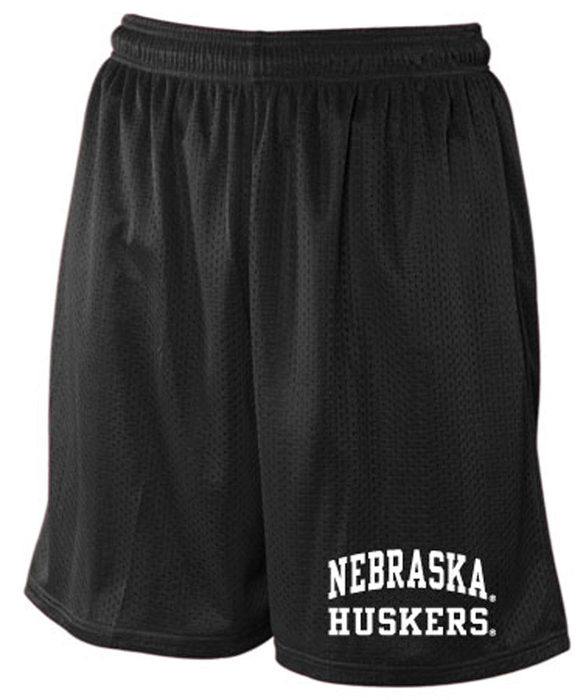Youth Basic Black Mesh Short