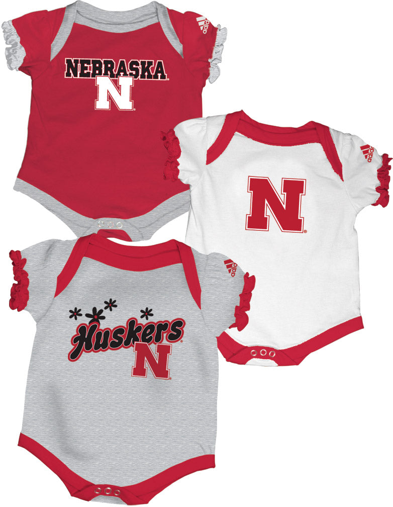 Husker Lil Gals 3 Piece (6-9 mo.'s)