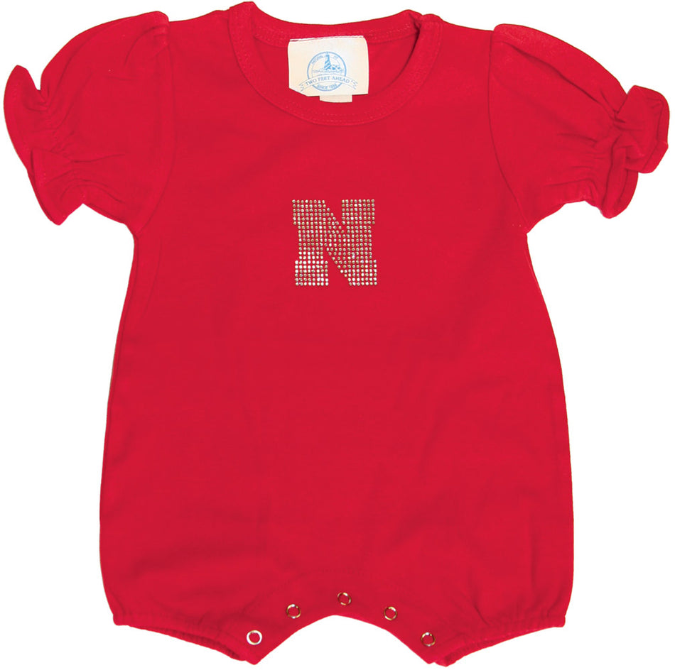 INFANT RED ROMPER