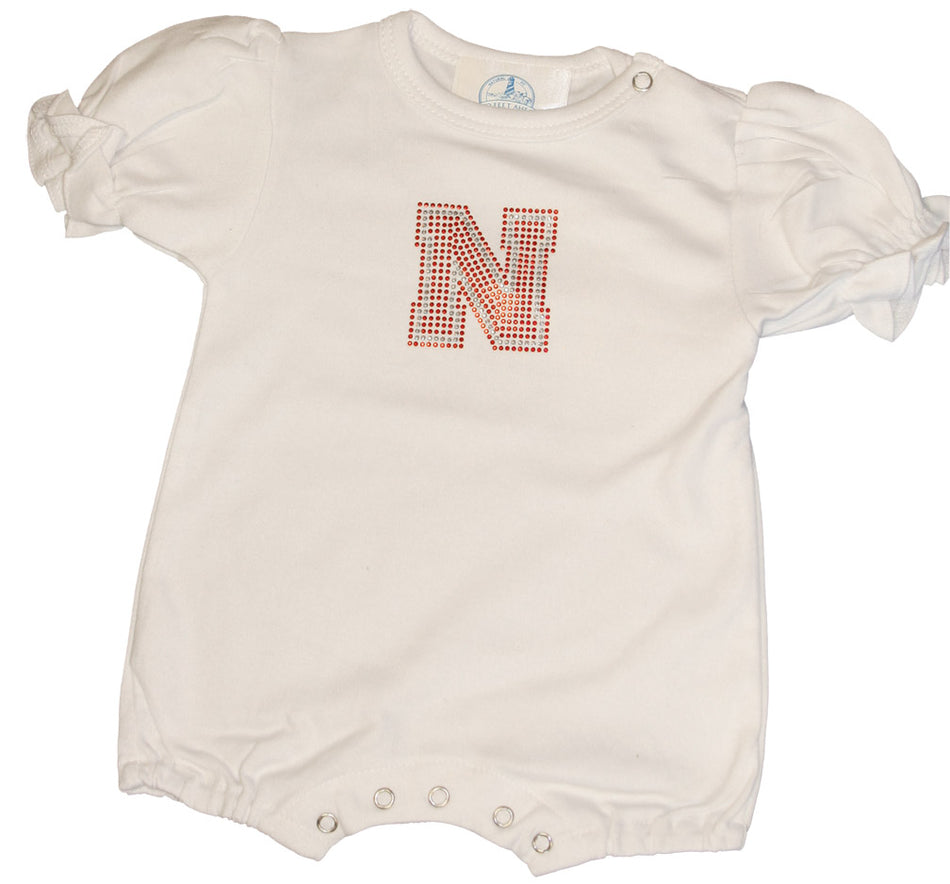 INFANT WHITE ROMPER