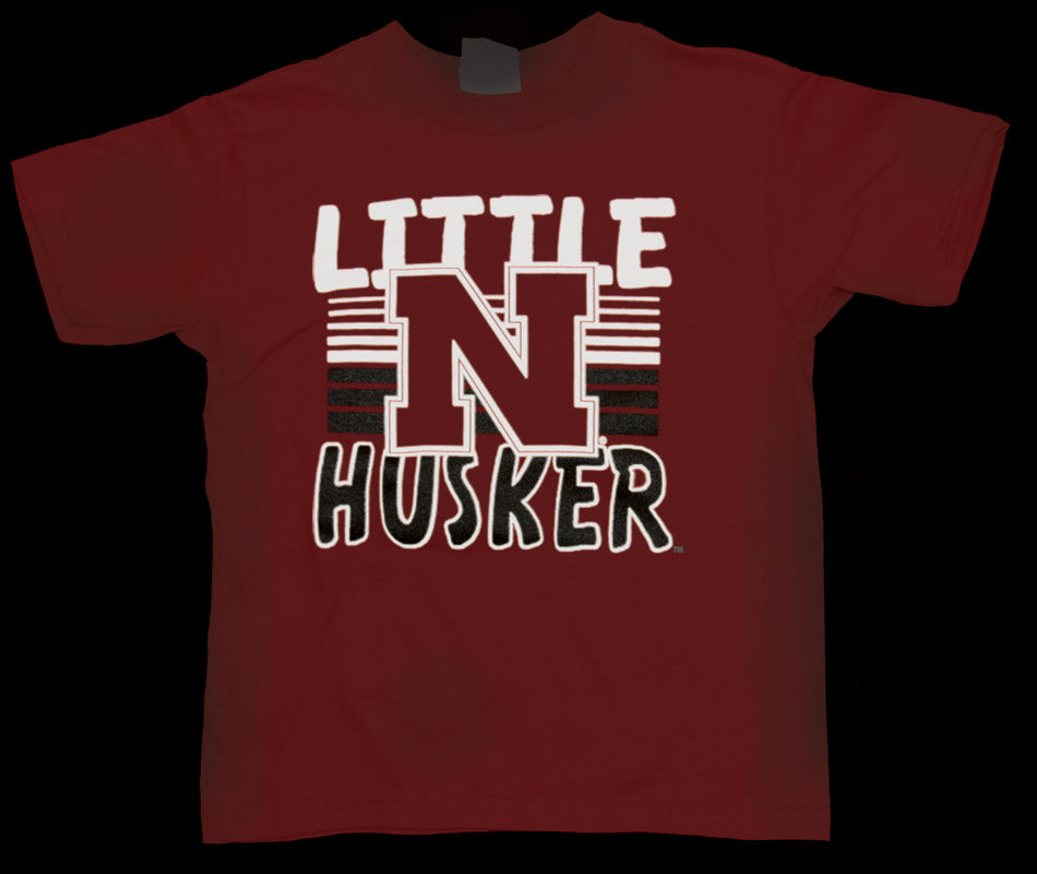 LITTLE HUSKER GLOW IN DARK TEE