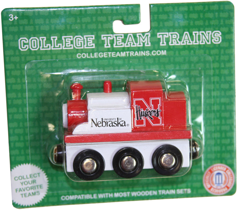 Husker Wooden Toy Train Engine