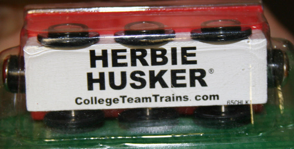 Husker Wooden Toy Train Engine