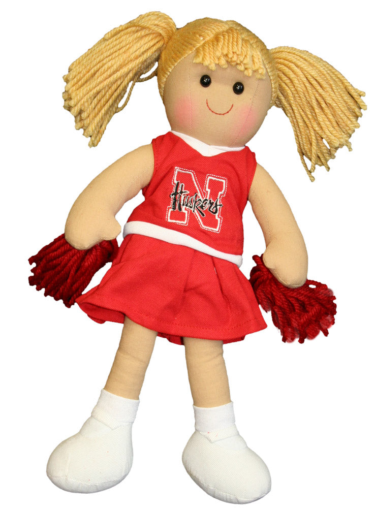Nebraska Husker 14 Inch Plush Rag Doll