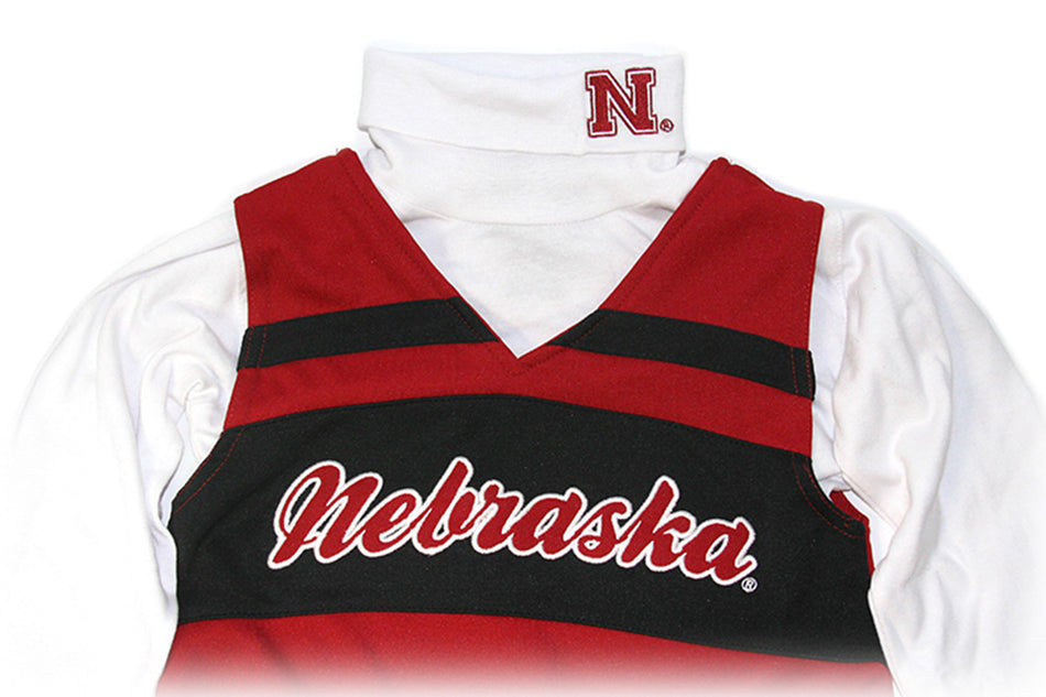 Adidas Infant Nebraska Turtle Neck Cheer Dress