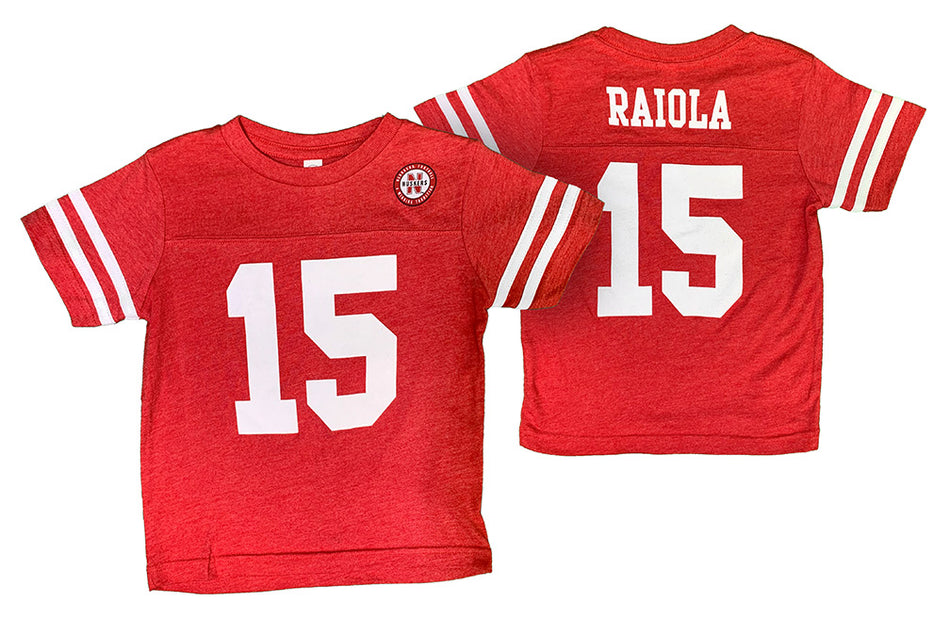 Toddler Nebraska Raiola Jersey Tee