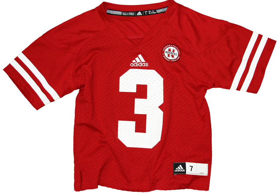 Adidas #3 Childrens Replica Husker Jersey