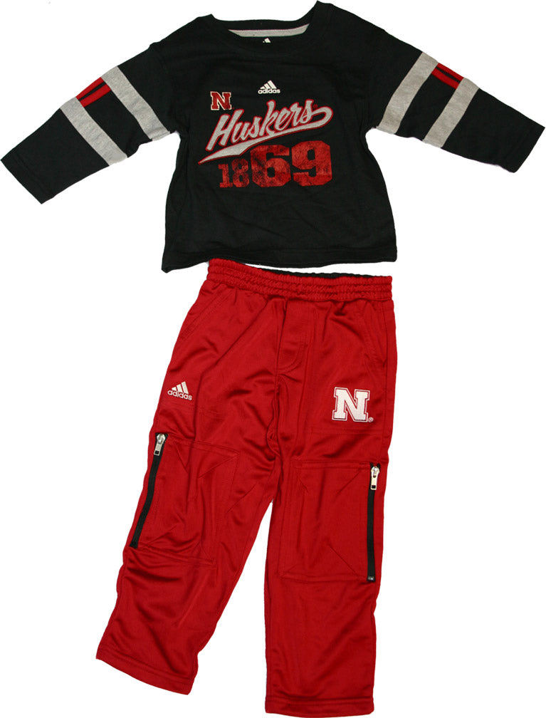 Adidas Toddler Long Sleeve Tee and Pant Set