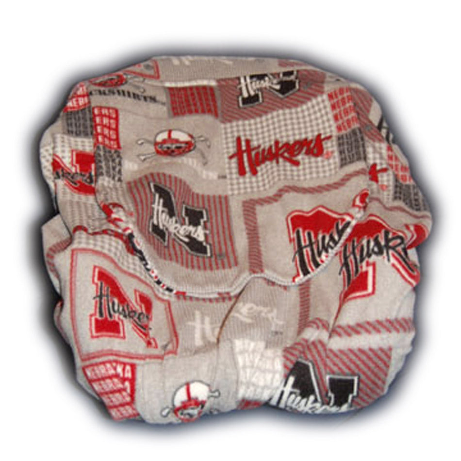 Gray Block Nebraska Car Seat Cover