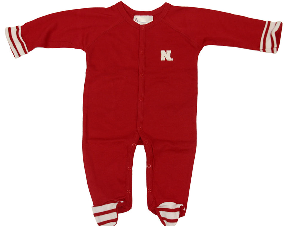Infant Boys Stripe Footed Creeper
