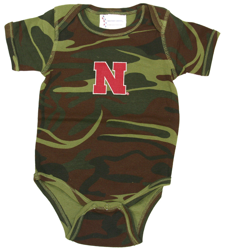 Infant Camo Creeper with Red N