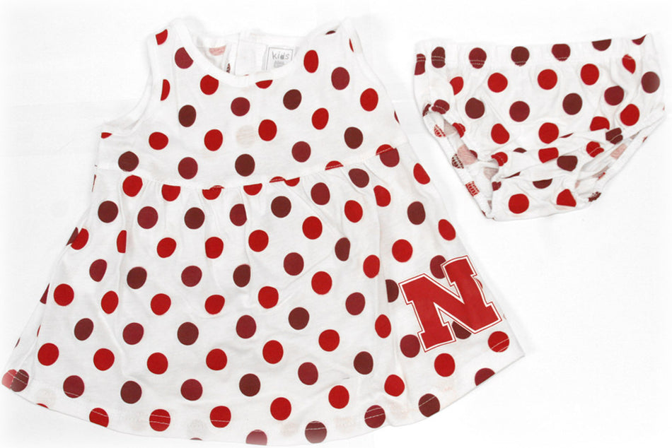 Husker Infant Polka Dot Set