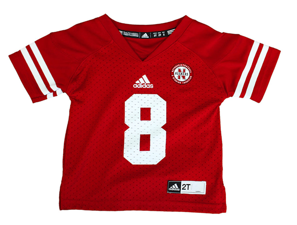 Toddler Nebraska 8 Red Jersey