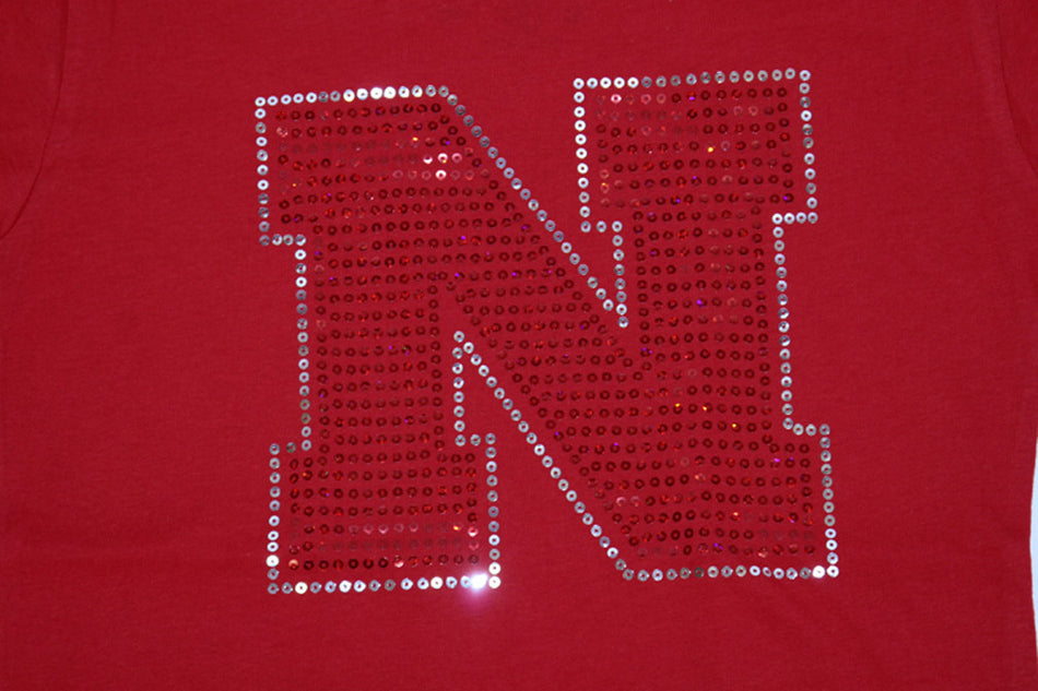 Children's Red Sequins Iron N