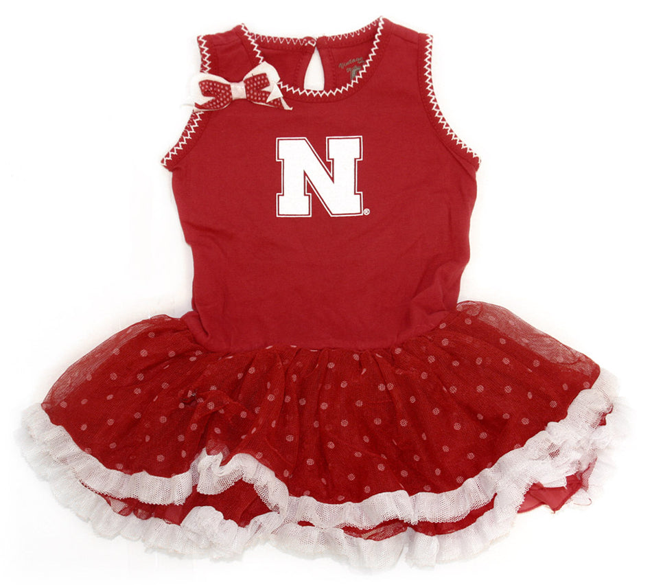 Red Dotted TuTu Dress