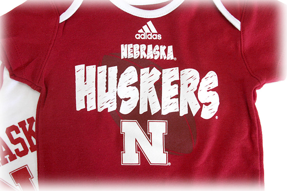 Adidas 3-pack Husker Onesies