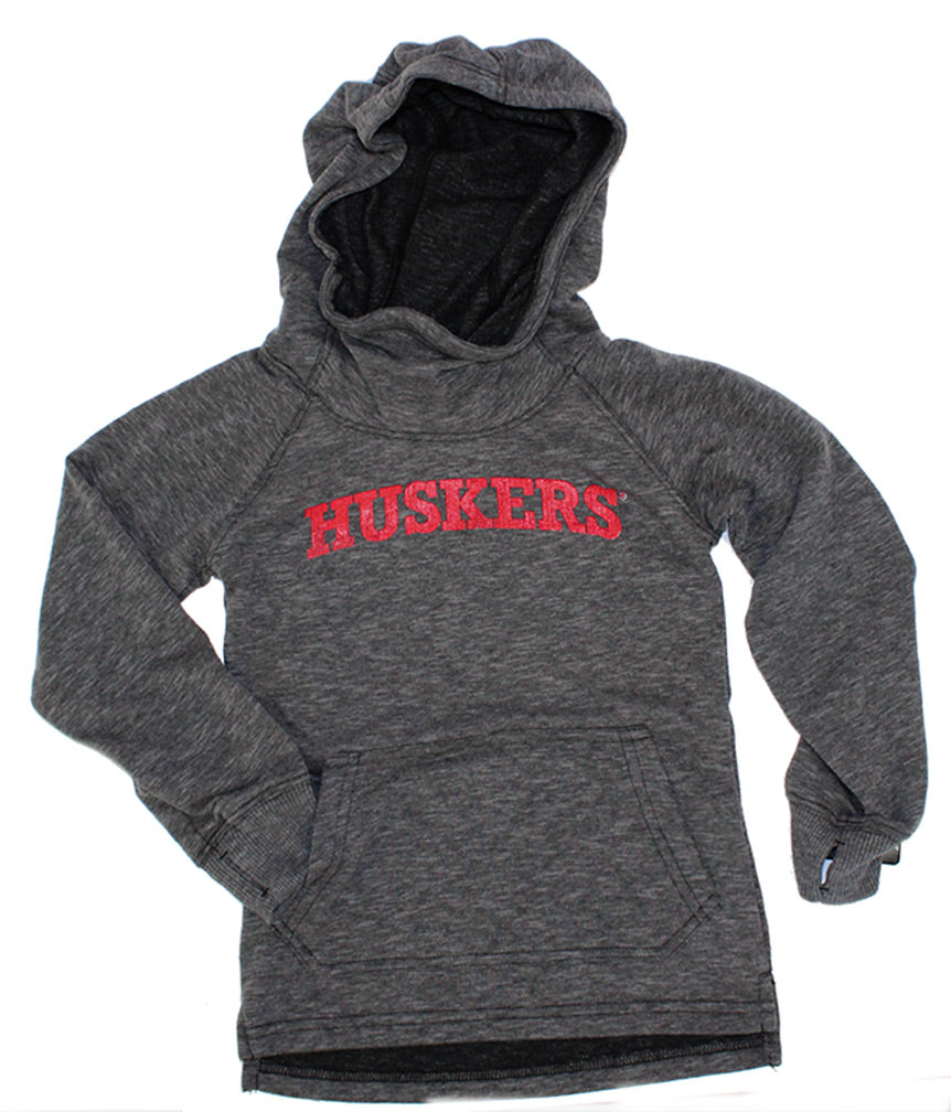 Nebraska Girls Cowl Hoodie
