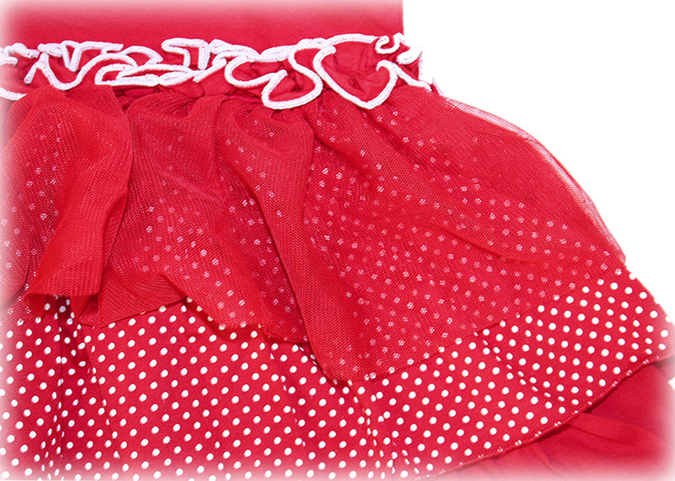 Nebraska Toddlers Pindot Tutu Dress