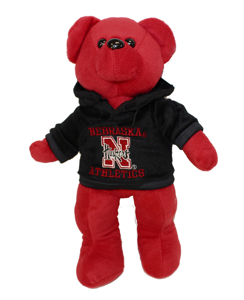 Husker Up Hoodie Bear