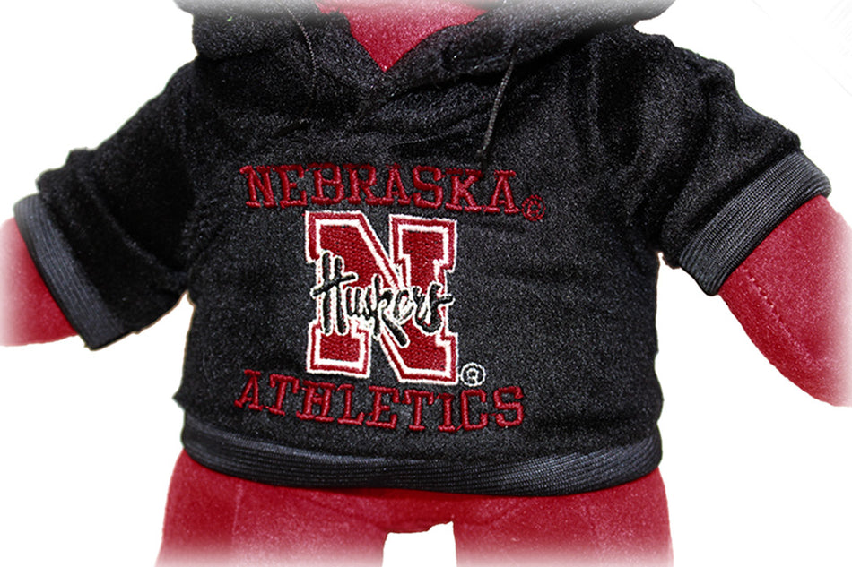 Husker Up Hoodie Bear