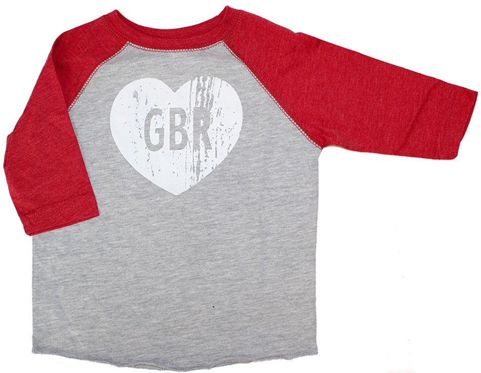 GBR Heart Raglan