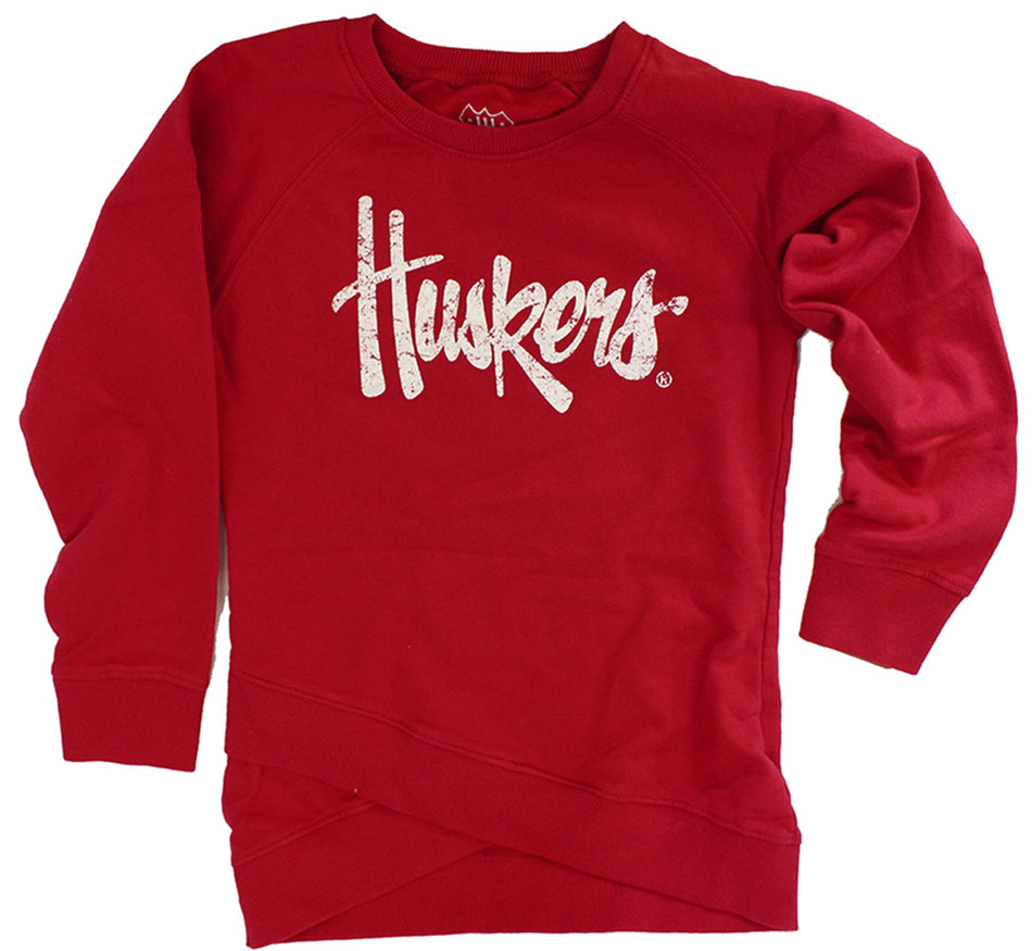 Girls Crossover Huskers Top