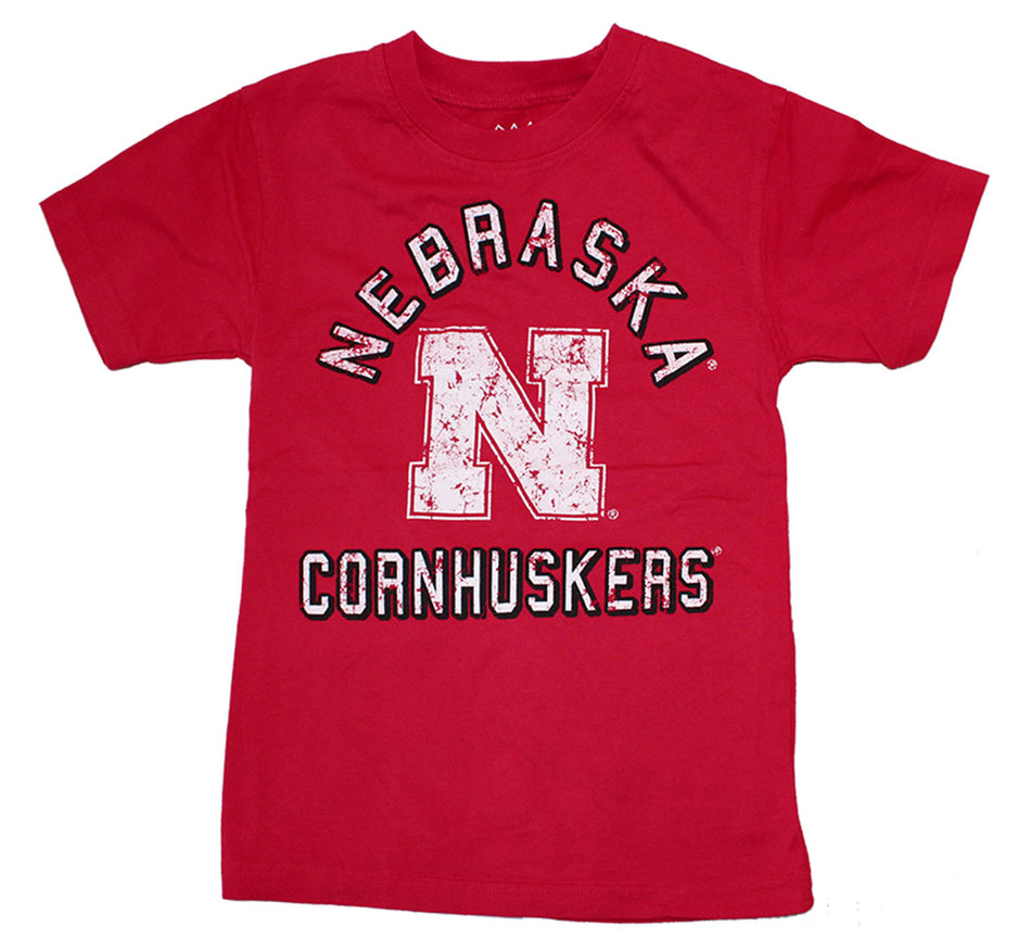 Arched Nebraska Cornhuskers Kids Tee