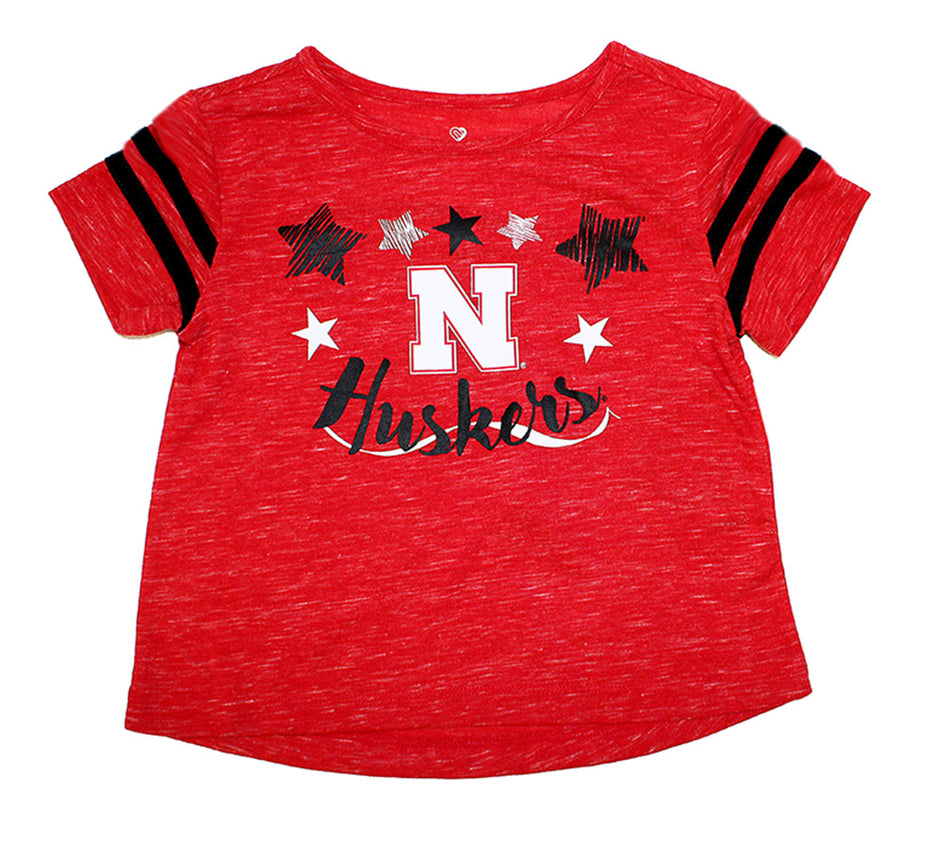 Nebraska Janice Toddler Star Tee